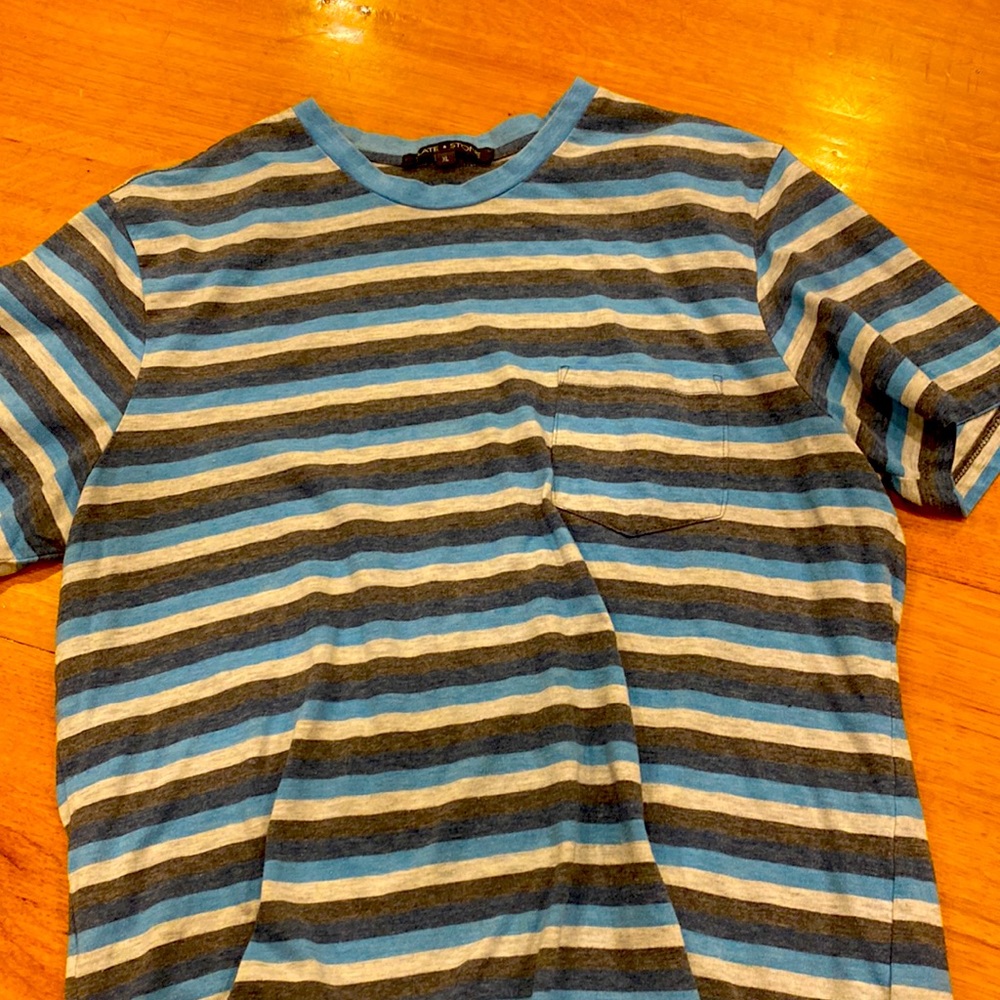 Slate stone xl t shirt with breast pocket